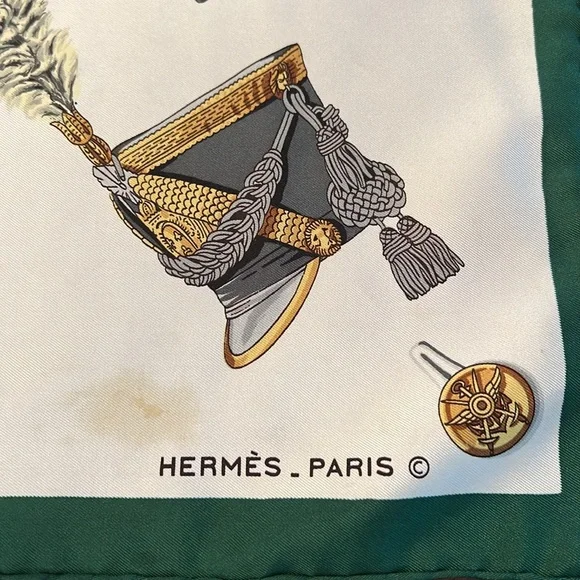 VERY RARE Vintage (1950’s) Hermes Silk Scarf - Picture 5 of 9